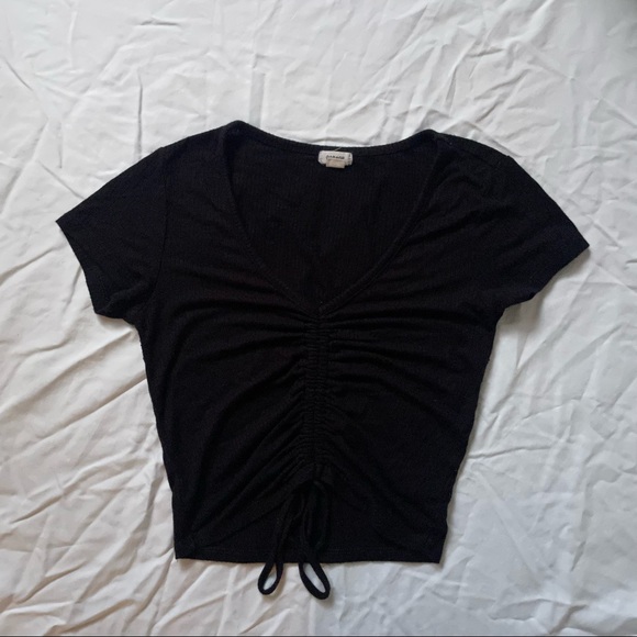 Garage — Black ruched top - Picture 3 of 3